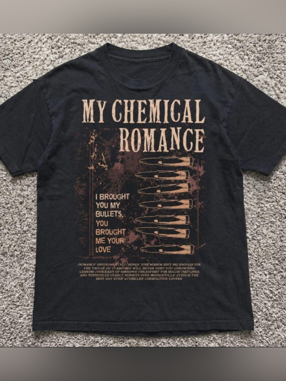 My Chemical Romance Black Graphic Band Tee